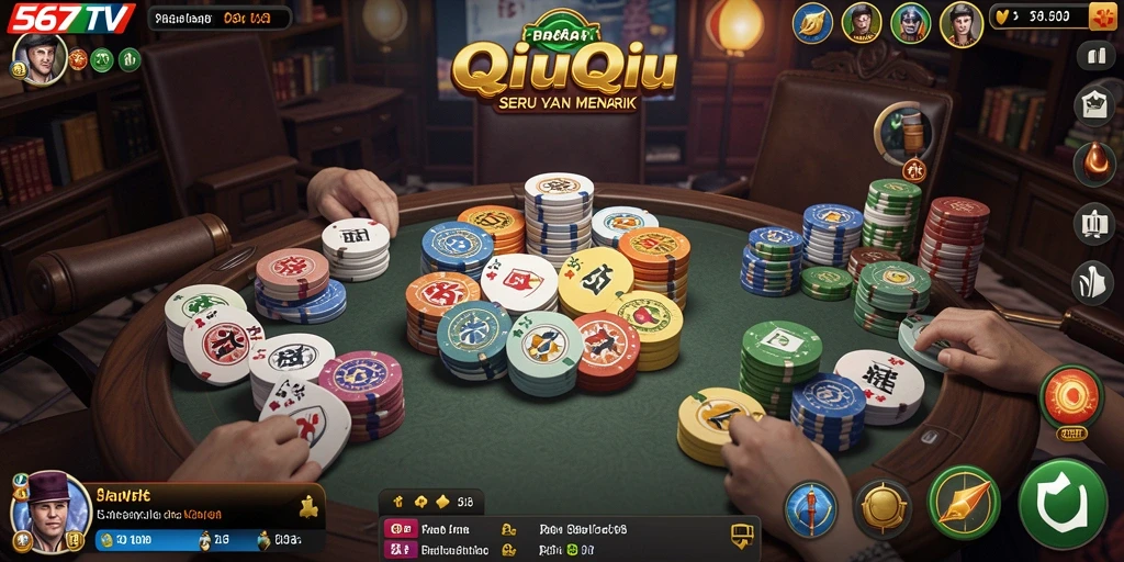 Tangkapan layar gameplay QiuQiu yang menarik di 567TV.
