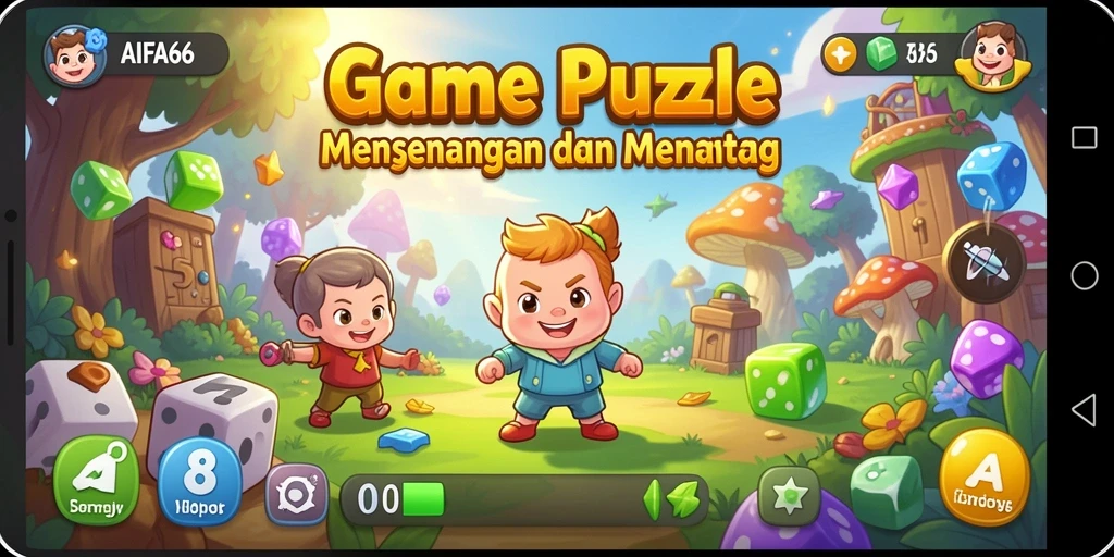 Tampilan gameplay AIFA66 yang seru dan menantang di setiap level.
