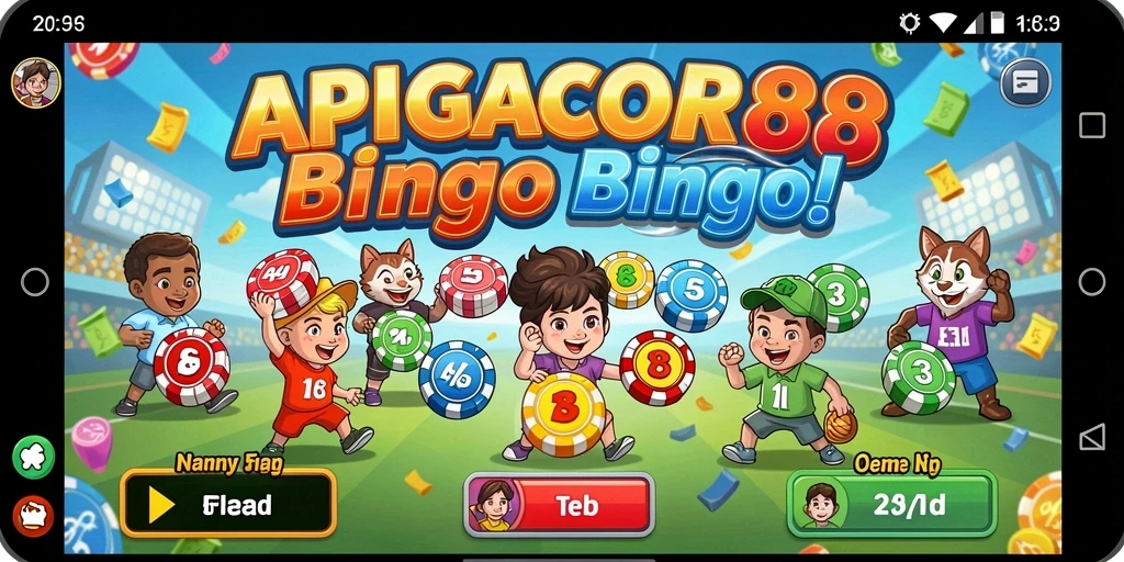 Tampilan gameplay seru dari APIGACOR88 yang menunjukkan interaksi pemain di Bingo.