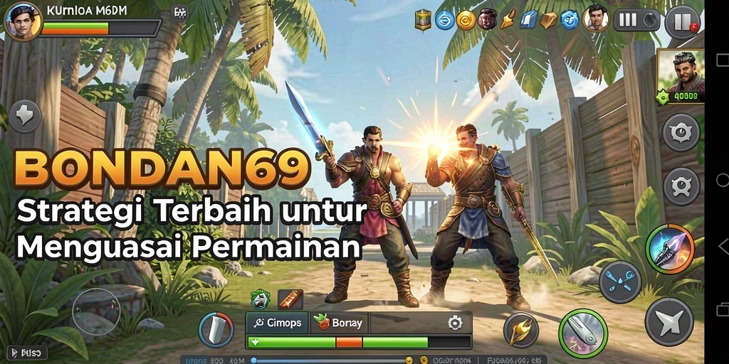 Tangkapan layar gameplay BONDAN69 menunjukkan pertempuran strategis yang menegangkan.