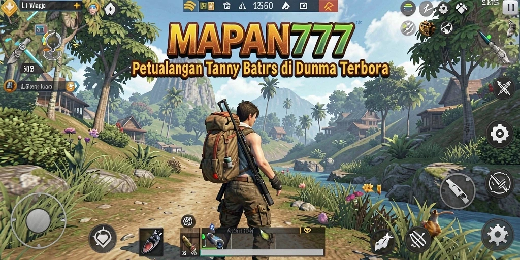 Tangkapan layar dari gameplay <strong>MAPAN777</strong> menampilkan petualangan dalam dunia terbuka yang luas.