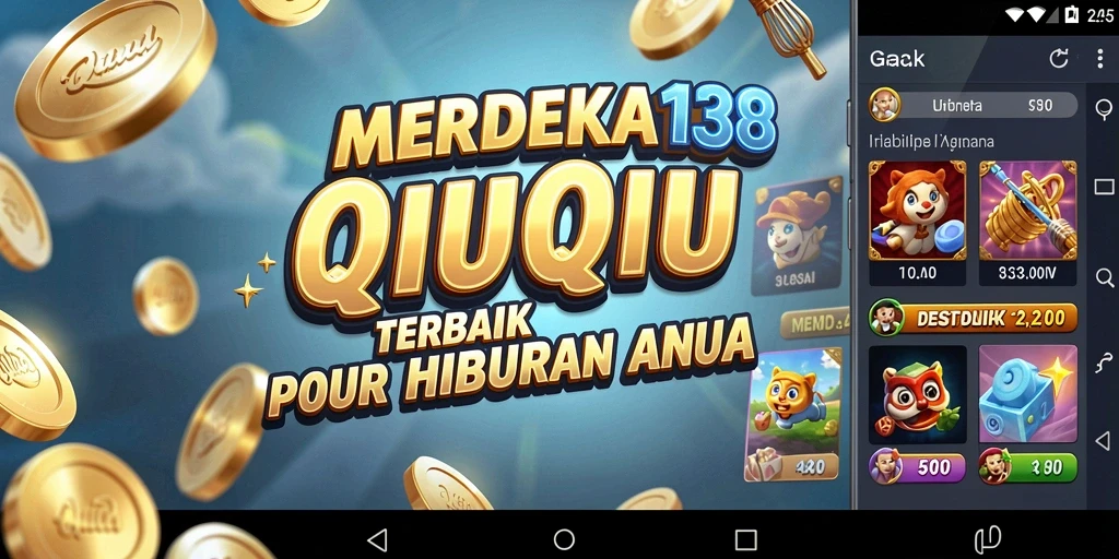 Tampilan gameplay seru MERDEKA138 dengan aksi kartu QiuQiu.