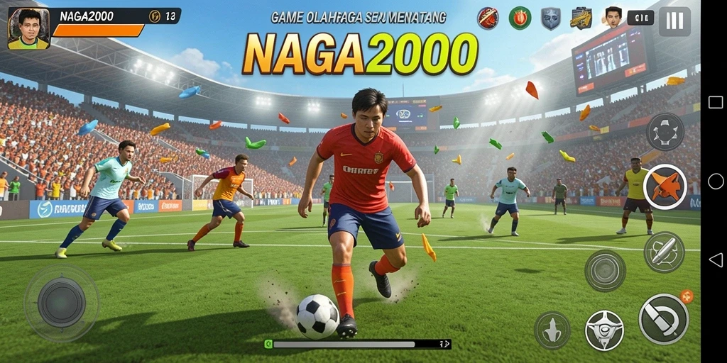 Gameplay seru di NAGA2000 dengan aksi olahraga mendebarkan.