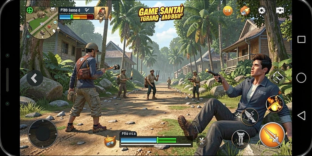 Tampilan gameplay PT89 yang seru dan menarik.